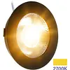 EcoDim ED-10046 LED-meubelspot 3W 240lm 2700K zaagmaat 55mm IP54 geborsteld zwart excl. trafo