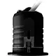 EcoDim ED-10106 LED inbouwspot mini 3W 2700K IP67 zwart