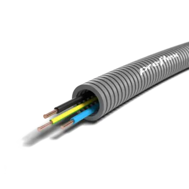 Preflex 1234000322 flexibele buis 16 mm voorbedraad 3 x 1.5 mm² bl/gg/zw rol van 100 meter