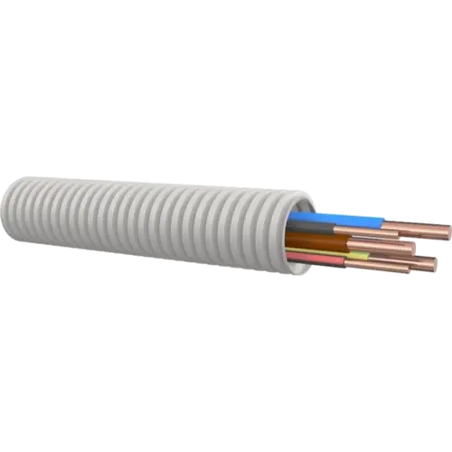 Dynamic FLBU500073 flexibele buis 20mm voorbedraad 3x2.5mm² br/bl/gg + 3x1.5mm² zw/zw/zr rol van 100 meter