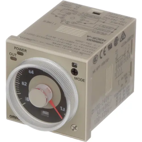 Omron H3CRAAC2448DC1248OMI tijdrelais H3CR-A 48x48mm multifunctie 2 wisselcontacten