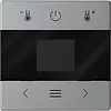 Busch-Jaeger 1794 MDRT-866 centraalplaat voor kamerthermostaat met display en Bluetooth Pure Stainless Steel