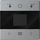 Busch-Jaeger 1794 MDRT-866 centraalplaat voor kamerthermostaat met display en Bluetooth Pure Stainless Steel