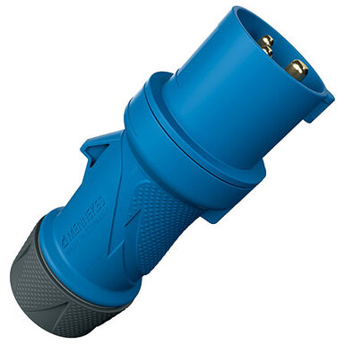 Mennekes CEE 13502 contactstop 3-polig 16A 230V Blauw 6h PowerTOP Xtra met ErgoCONTACT IP54
