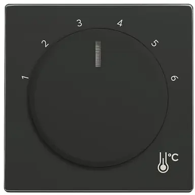 Busch-Jaeger 1794 R-81 draaiknop voor kamerthermostaat 1094/1097U Future Linear antraciet glans