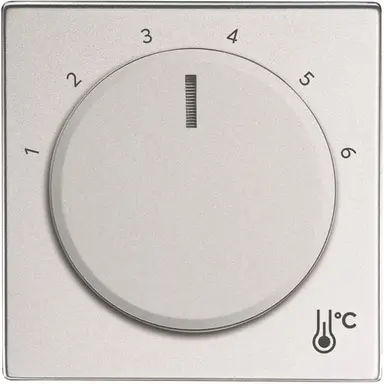 Busch-Jaeger 1794 R-83 draaiknop voor kamerthermostaat 1094/1097U Future Linear aluzilver