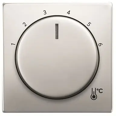 Busch-Jaeger 1794 R-866 draaiknop voor kamerthermostaat 1094/1097U Pure Stainless Steel