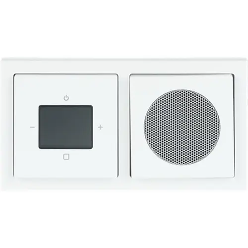 Busch-Jaeger 8270 UJ-84-101 digitale radio DAB+ bluetooth complete set Future Linear studiowit glans