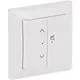 Busch-Jaeger 62731/UJ-914-WL jaloeziesokkel flex 1-voudig complete set met bedieningselement draadloos Balance SI wit glans
