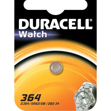 Duracell D 364 knoopcel batterij 1.55v 19mAh
