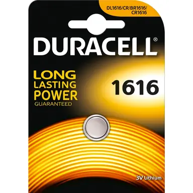 Duracell DL 1616 knoopcel batterij CR 1616 3V 55mAh