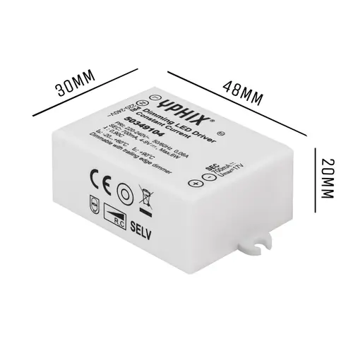 Yphix 50349104 LED Driver 700mA Max. 6W 4-9V dimbaar