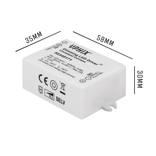 Yphix 50349171 LED Driver 350mA Max. 10W 14-29V dimbaar