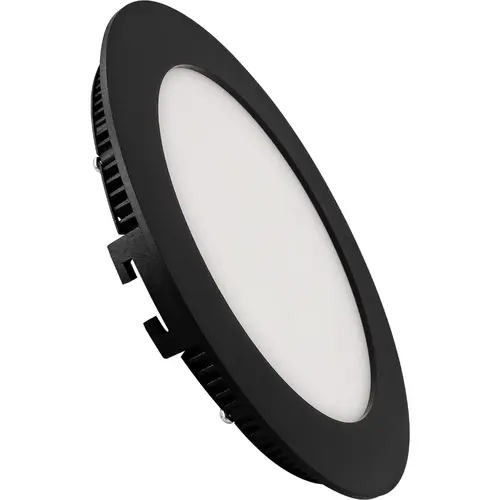 Yphix 50415311 LED Downlight Premium Line 18cm zwart 11W 3000K IP44 dimbaar