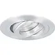 Yphix 50258907 LED inbouwspot Argenta rond 7W 2700K dimbaar en kantelbaar aluminium