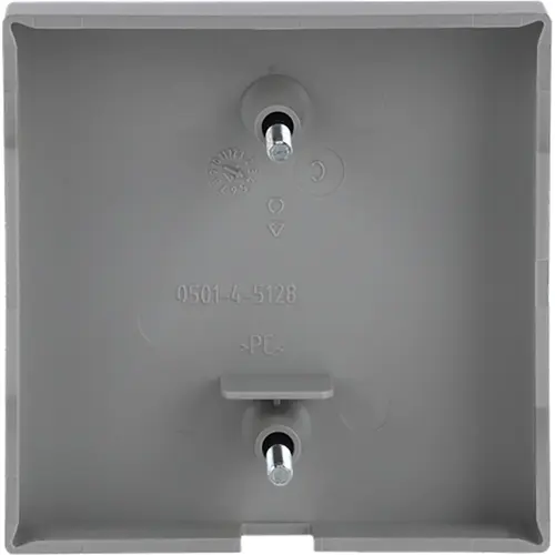 Busch-Jaeger 1796-866 centraalplaat voor trekschakelaar 2610/6U Pure Stainless Steel