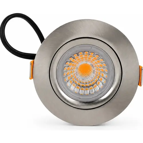 Yphix 50182002 LED inbouwspot Parma 6W 2700k dimbaar en kantelbaar aluminium