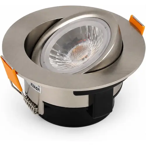 Yphix 50182002 LED inbouwspot Parma 6W 2700k dimbaar en kantelbaar aluminium