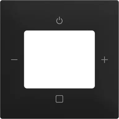 Busch-Jaeger 8252-915-101 centraalplaat tbv digitale radio Balance SI zwart mat
