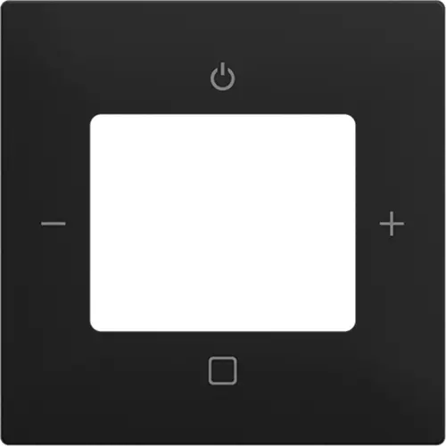 Busch-Jaeger 8252-915-101 centraalplaat tbv digitale radio Balance SI zwart mat