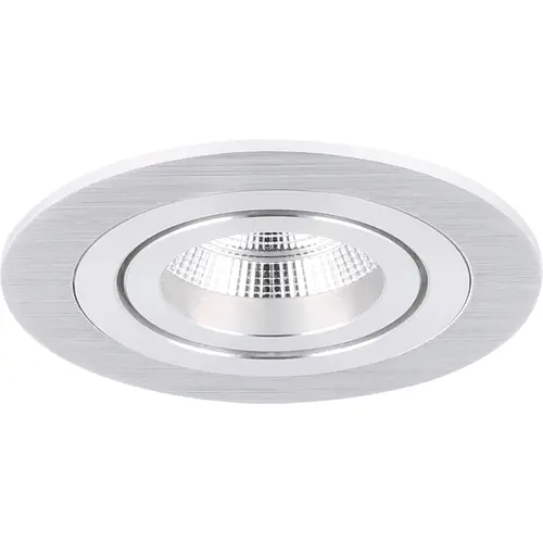 Yphix 50114201 Inbouwspot GU10 Venezia 35mm rond aluminium kantelbaar met klemveren exclusief lichtbron