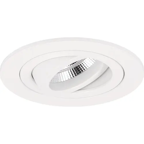 Yphix 50114221 Inbouwspot GU10 Venezia 35mm rond wit kantelbaar met klemveren exclusief lichtbron