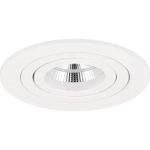 Yphix 50114221 Inbouwspot GU10 Venezia 35mm rond wit kantelbaar met klemveren exclusief lichtbron