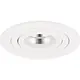 Yphix 50114221 Inbouwspot GU10 Venezia 35mm rond wit kantelbaar met klemveren exclusief lichtbron