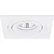 Yphix 50114321 Inbouwspot GU10 Torino vierkant wit kantelbaar met klemveren exclusief lichtbron