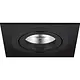Yphix 50114363 Inbouwspot GU10 Torino vierkant zwart kantelbaar met klemveren exclusief lichtbron