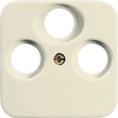 Busch-Jaeger 1743-03-212 centraalplaat antenne + sat / COAX wandcontactdoos Standaard SI