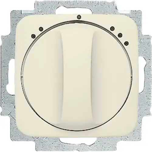 Busch-Jaeger 2711 UCDRL-212 driestandenschakelaar met binnenwerk en knop Standaard SI creme