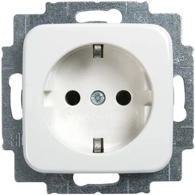 Busch-Jaeger 20 EUCRKS-214-503 wandcontactdoos randaarde kindveilig Reflex SI