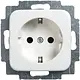 Busch-Jaeger 20 EUCRKS-214-503 wandcontactdoos randaarde kindveilig Reflex SI