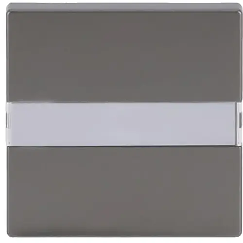 Busch-Jaeger 1764 NLI-866 schakelwip tekstkader Pure Stainless Steel