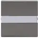Busch-Jaeger 1764 NLI-866 schakelwip tekstkader Pure Stainless Steel