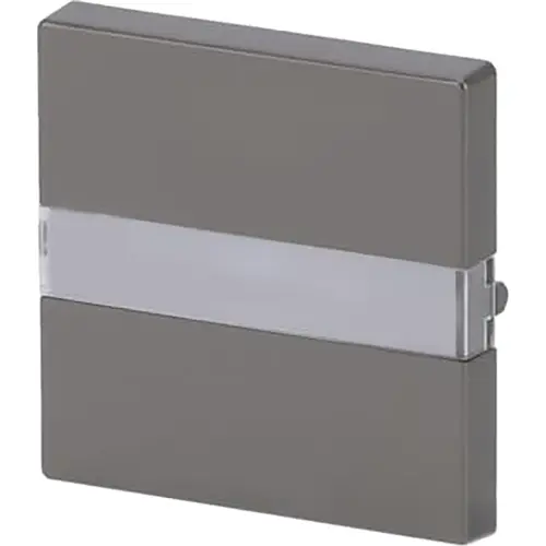 Busch-Jaeger 1764 NLI-866 schakelwip tekstkader Pure Stainless Steel