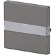 Busch-Jaeger 1764 NLI-866 schakelwip tekstkader Pure Stainless Steel
