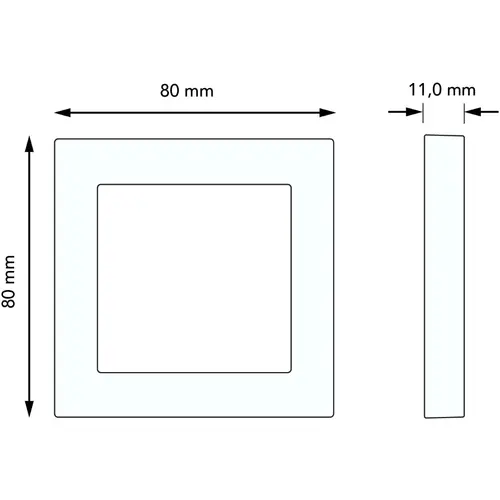 Busch-Jaeger 1721-884K afdekraam 1-voudig Future Linear studiowit mat