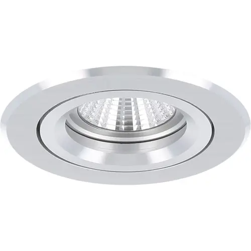 Yphix 50114401 Inbouwspot gu10 Verona rond aluminium kantelbaar met klemveren exclusief lichtbron