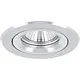 Yphix 50114401 Inbouwspot gu10 Verona rond aluminium kantelbaar met klemveren exclusief lichtbron