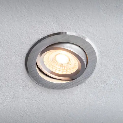 Yphix 50114401 Inbouwspot gu10 Verona rond aluminium kantelbaar met klemveren exclusief lichtbron
