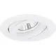 Yphix 50114421 Inbouwspot GU10 Verona rond wit kantelbaar met klemveren exclusief lichtbron
