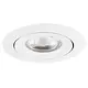 Yphix 50114424 LED inbouwspot GU10 Verona rond kantelbaar wit met klemveer exclusief lichtbron