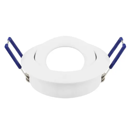 Yphix 50114424 LED inbouwspot GU10 Verona rond kantelbaar wit met klemveer exclusief lichtbron