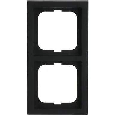 Busch-Jaeger 1722-885K afdekraam 2-voudig Future Linear zwart mat