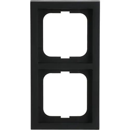 Busch-Jaeger 1722-885K afdekraam 2-voudig Future Linear zwart mat
