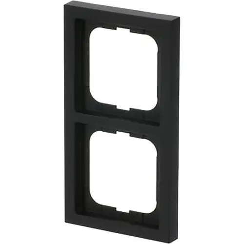 Busch-Jaeger 1722-885K afdekraam 2-voudig Future Linear zwart mat