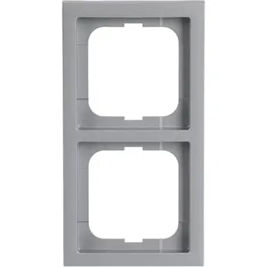 Busch-Jaeger 1722-183K afdekraam 2-voudig Future Linear aluzilver