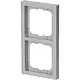 Busch-Jaeger 1722-183K afdekraam 2-voudig Future Linear aluzilver